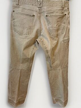Kuhl Free Rydr Pants Mens 36x32 Brown Vintage Patina Straight Leg Canvas Work